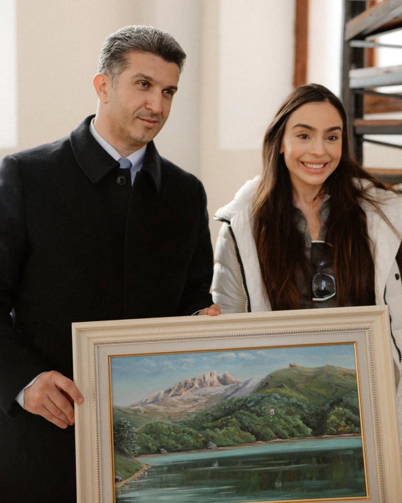 Leyla və Alena Əliyevalar Göygöldə - FOTOLAR